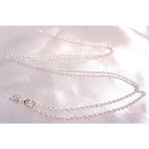 Sterling Silver 925 Plated 18 Inch Rolo Link Chain Necklace New 1/16th" Wide‎